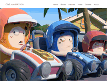 Tablet Screenshot of oneanimation.com